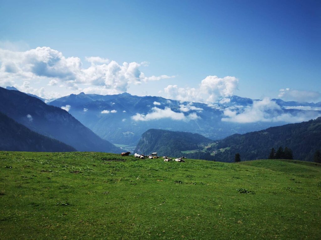 En chemin vers la Pointe de Golèse