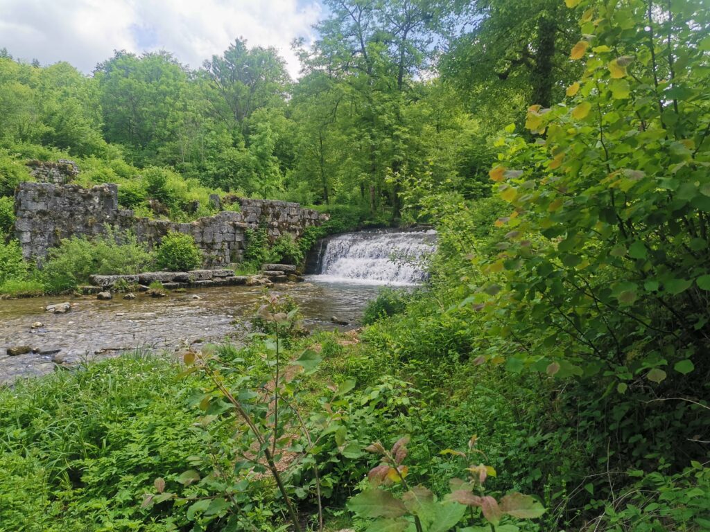 Les cascades du Hérisson dans le Jura