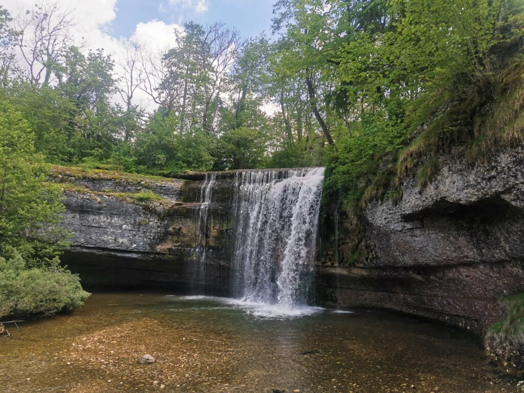 Les cascades du Hérisson dans le Jura