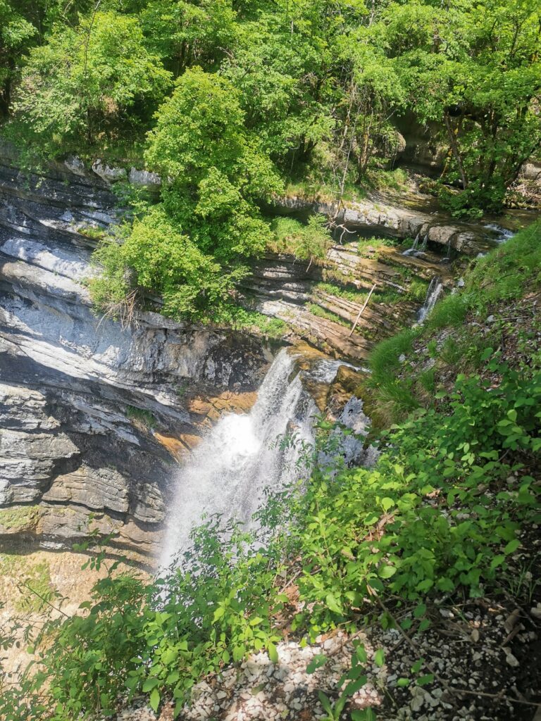 Les cascades du Hérisson dans le Jura