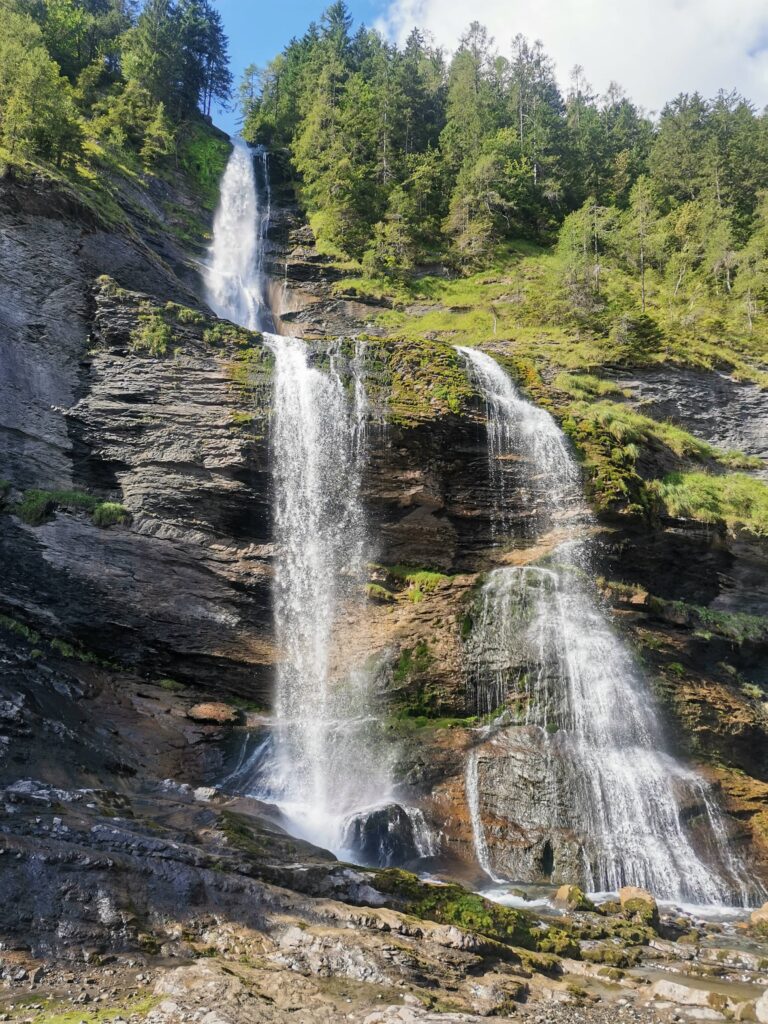 Cascade de la Pleureuse et de la Sauffaz