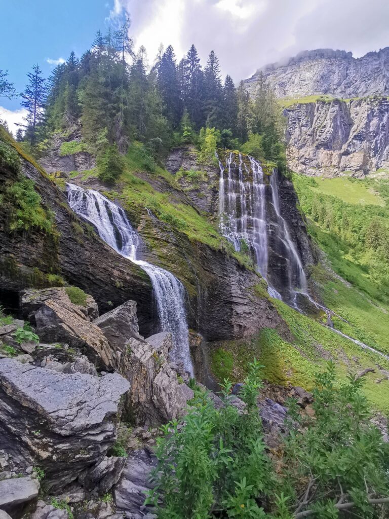 Cascade de la Pleureuse et de la Sauffaz