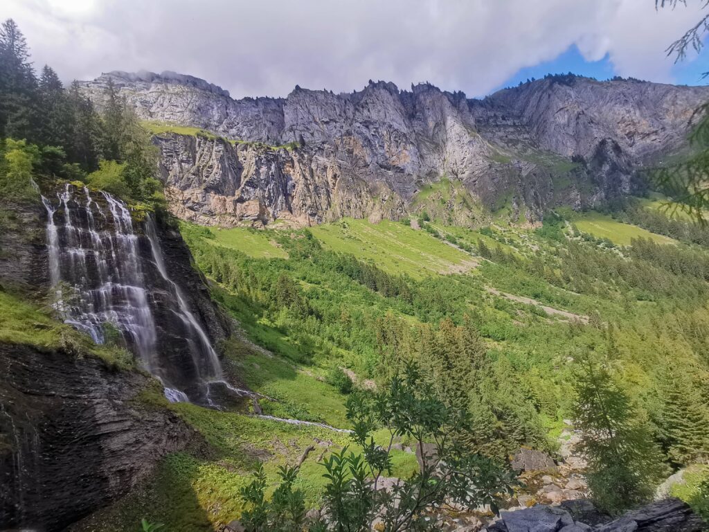 Cascade de la Pleureuse et de la Sauffaz