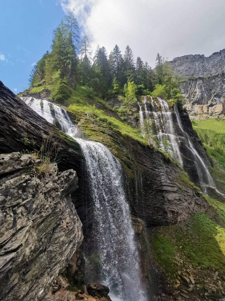 Cascade de la Pleureuse et de la Sauffaz