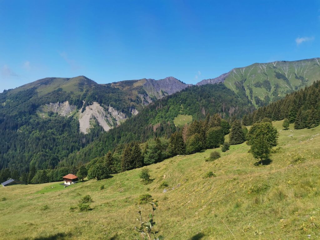 En chemin vers la Pointe de Golèse