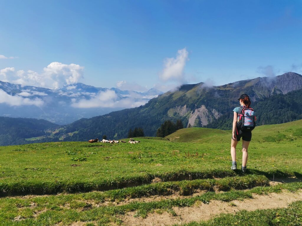 En chemin vers la Pointe de Golèse