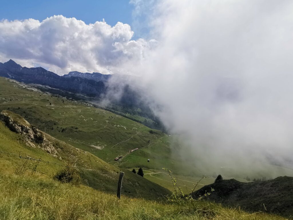 En chemin vers la Pointe de Golèse
