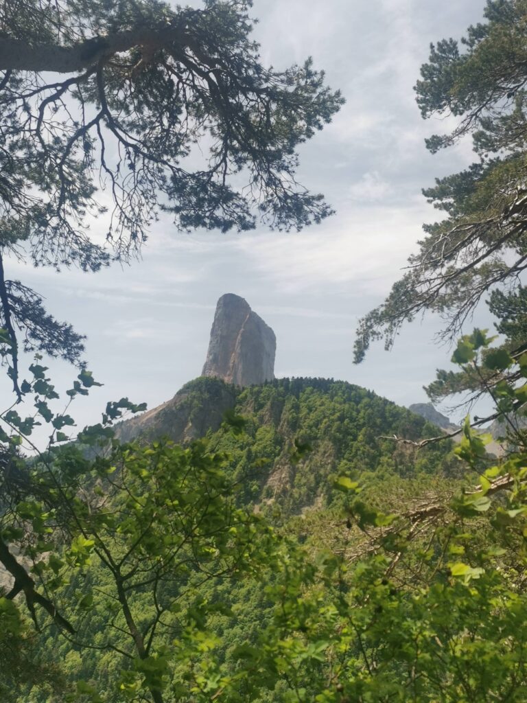 Vue sur le Mont Aiguille
