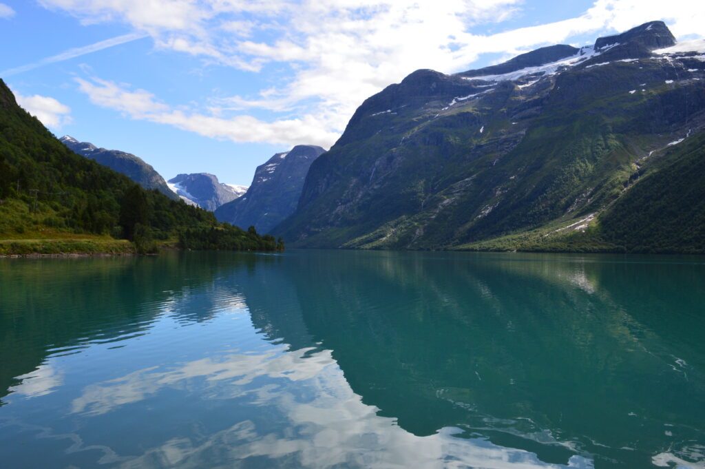 Lac Lovatnet, Norvège