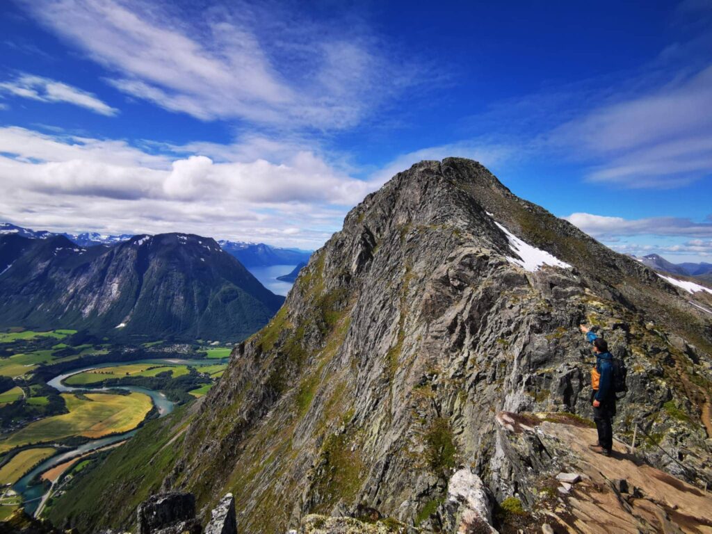 Sur les crêtes de Romsdalseggen