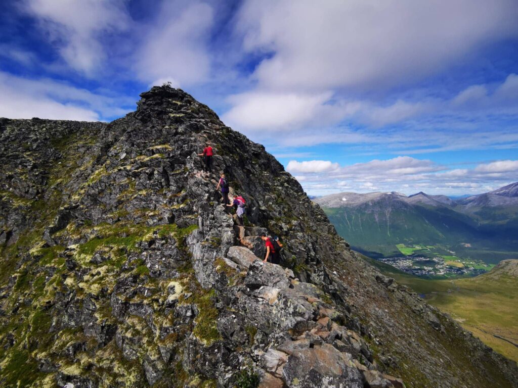 Sur les crêtes de Romsdalseggen