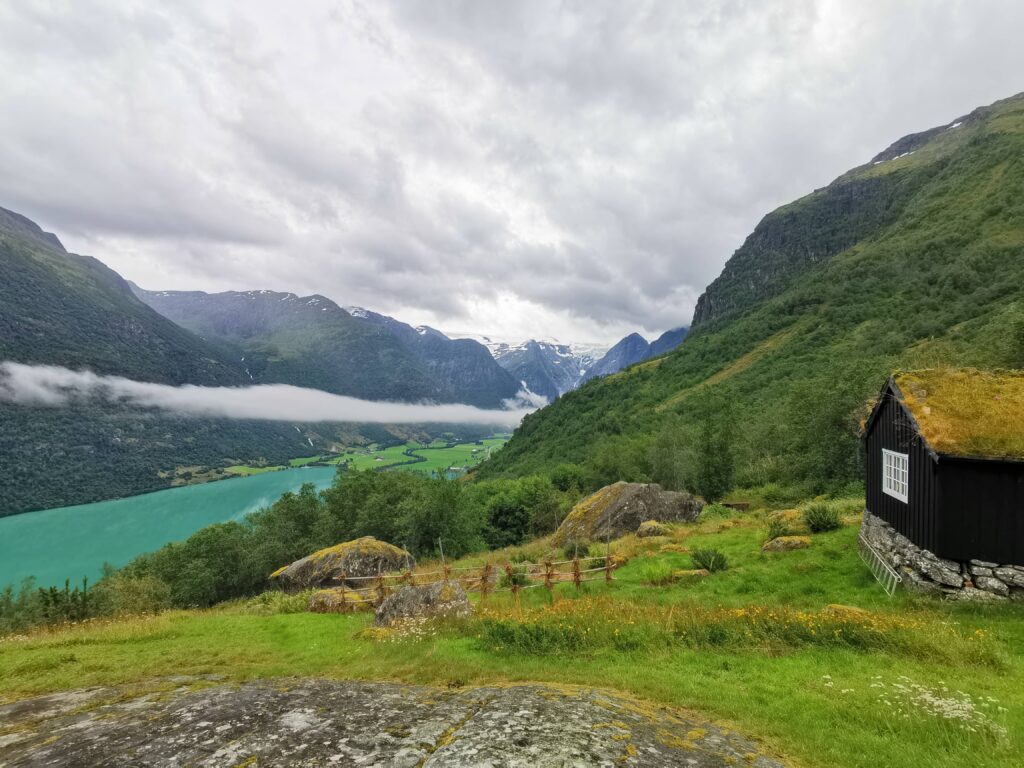 Vue de la hytte