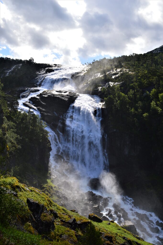 Nyastølfossen, Norvège