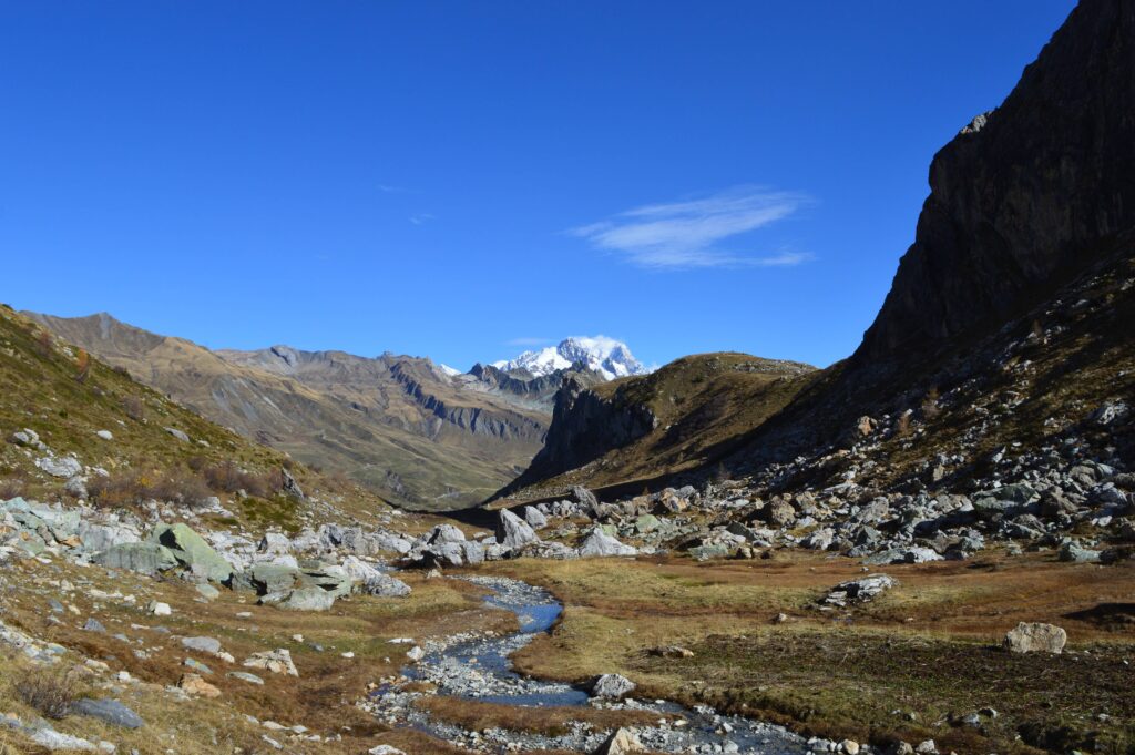 Tarentaise et vue sur le Mont-Blanc