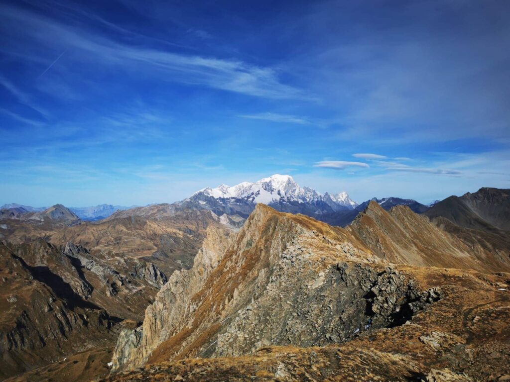 Panorama sur le Mont-Blanc