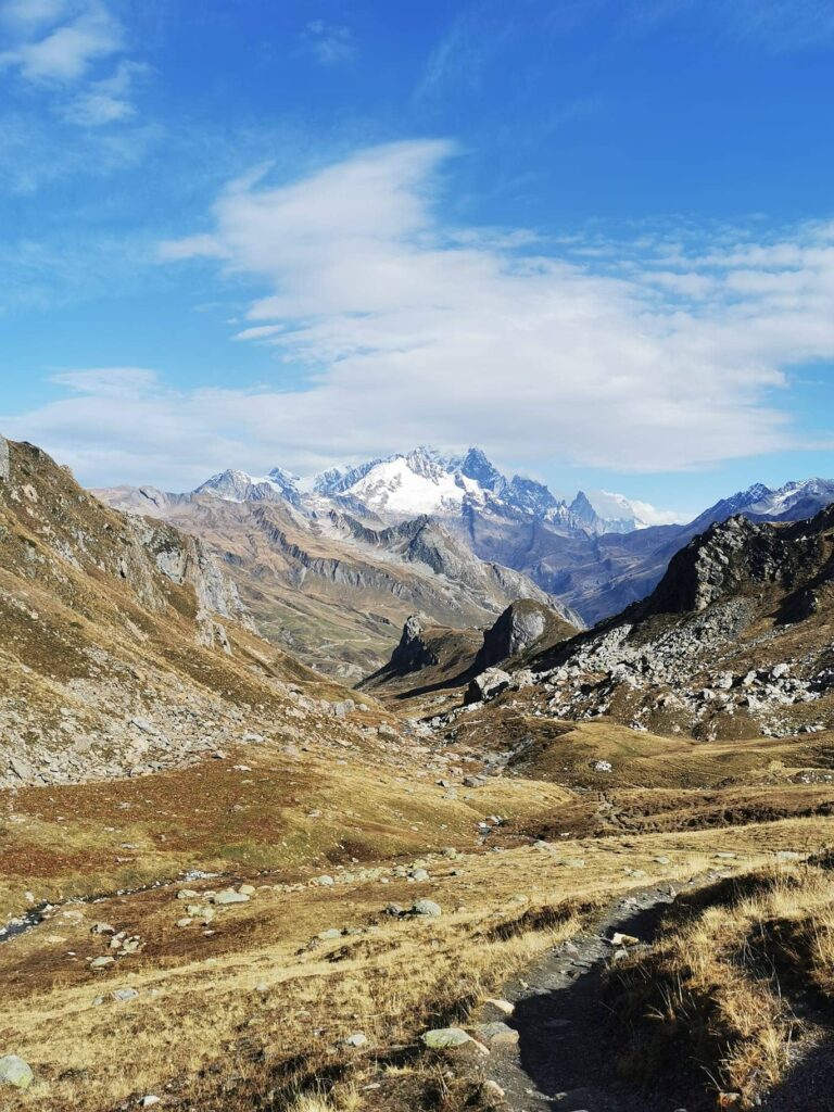 Panorama sur le Mont-Blanc