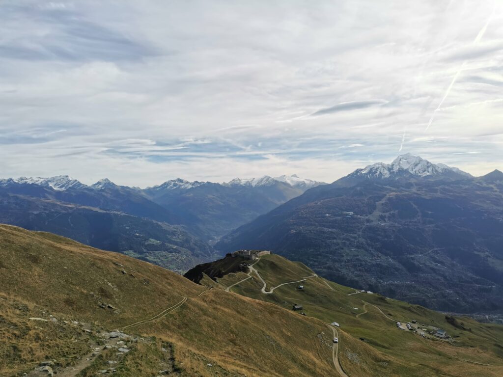 Vue sur le fort de la Platte