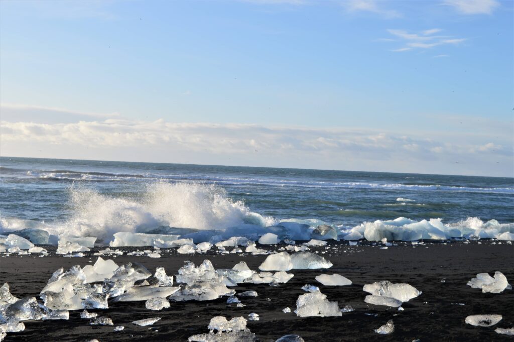 Plage de diamant, Islande