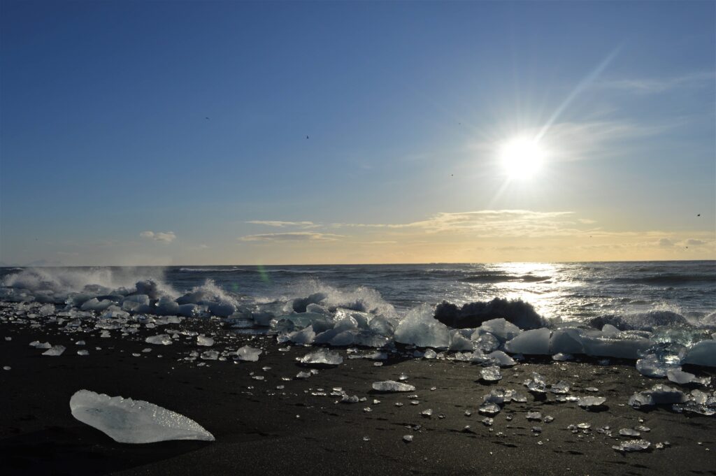 Plage de diamant, Islande
