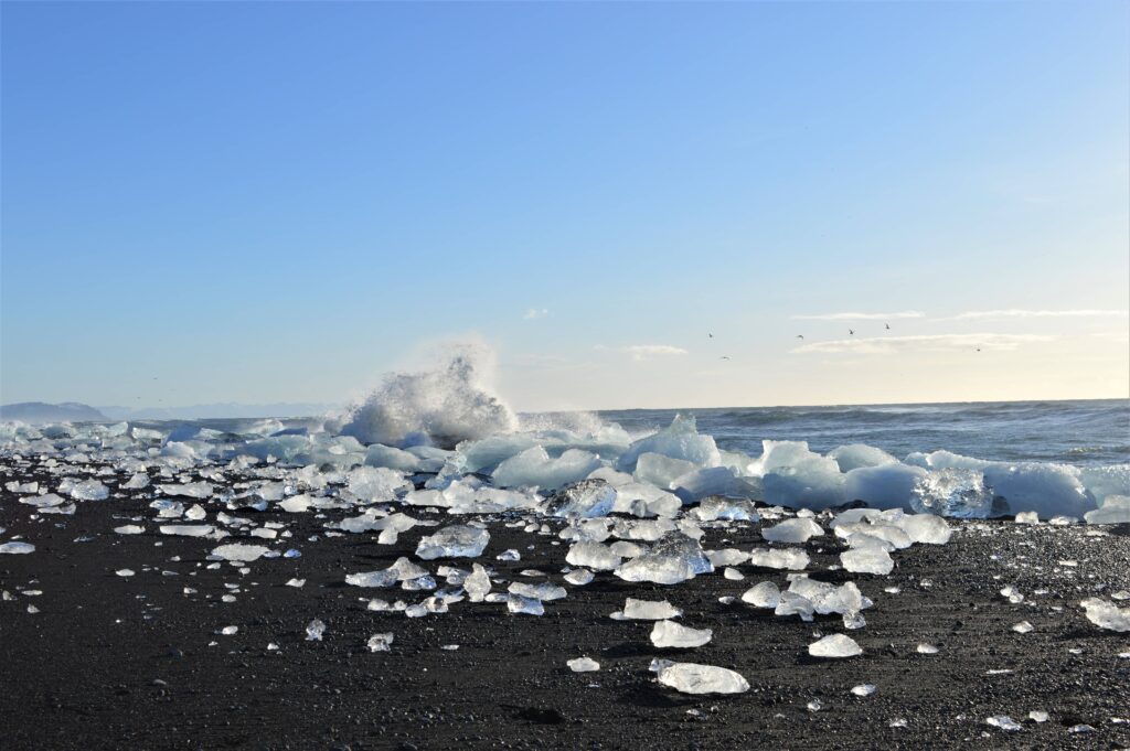 Plage de diamant, Islande