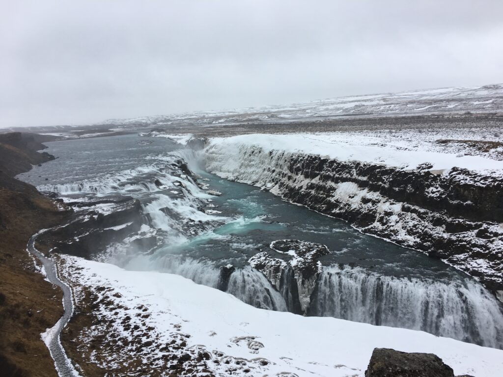 Les chutes de Gullfoss, Islande