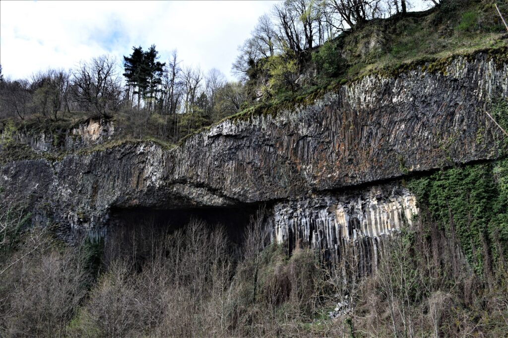 Cascade de l'Espissard asséchée, Ardèche