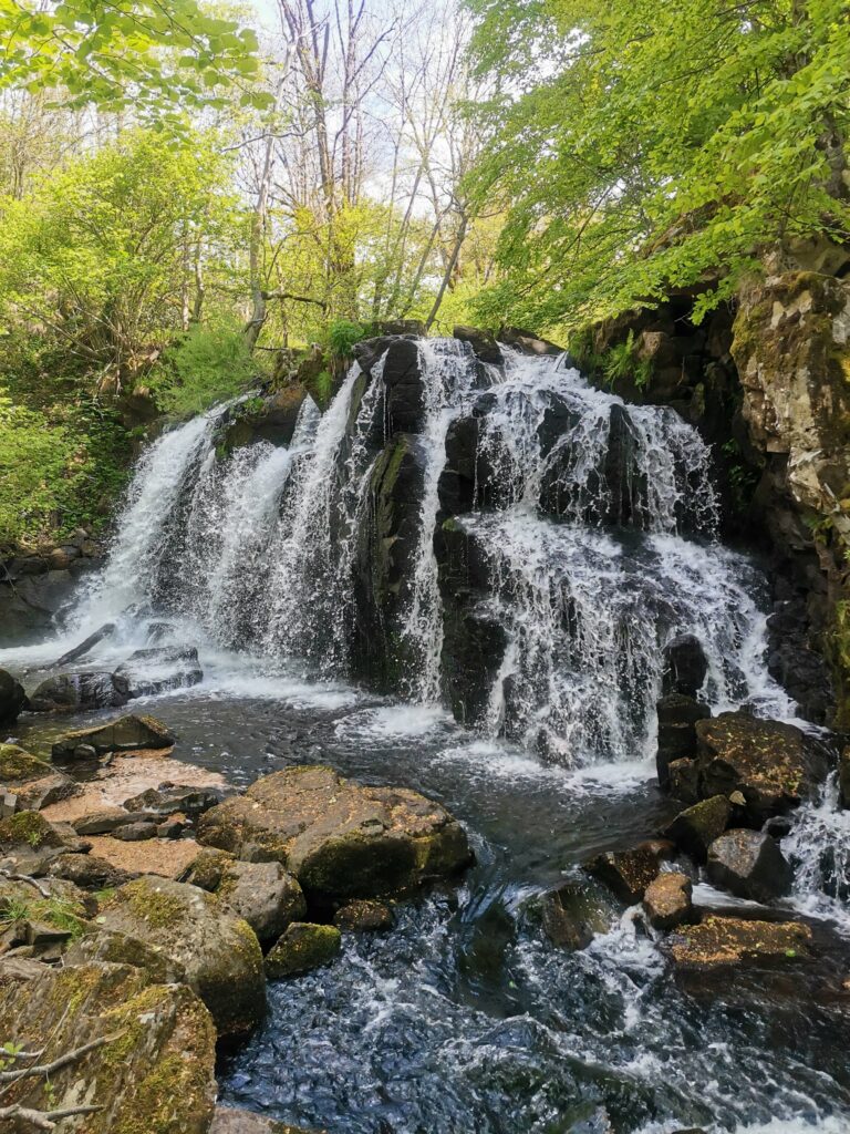 Cascade des Touzes, en Aubrac
