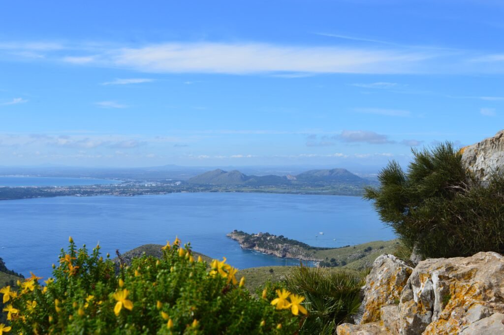 Vue de la Tour d'Albercutx, Majorque