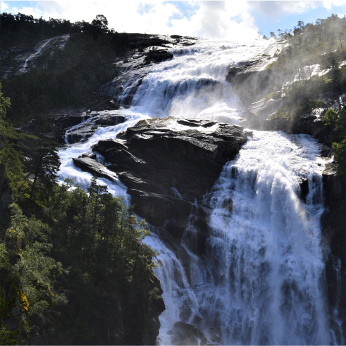 4- Les 4 cascades, vallée de Husedalen